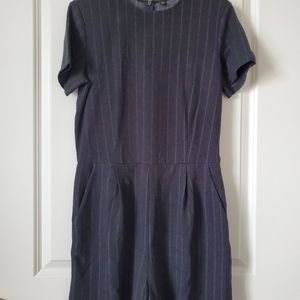 Uniqlo black striped romper